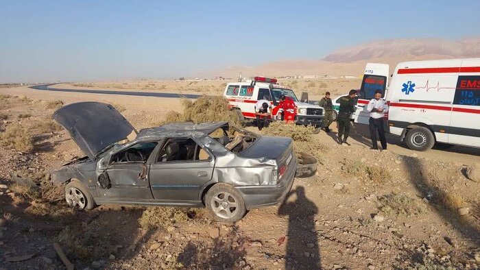 واژگونی خودرو در جاده سوادکوه پنج مصدوم برجا گذاشت